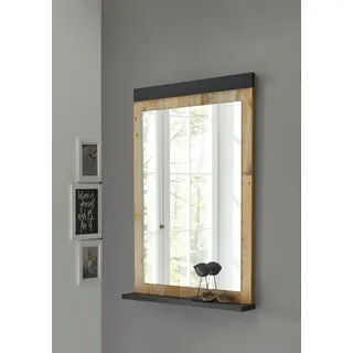 Home affaire Wandspiegel Sherwood, Spiegel im Industrial-Style, Garderobenspiegel, Dekospiegel, universell einsetzbar, rechteckig, modern, in 2 Farben erhältlich braun