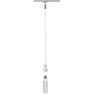 Paulmann URail Schienensystem Light&Easy Pendel Blanko 1x11W E27 230V Metall Chrom matt