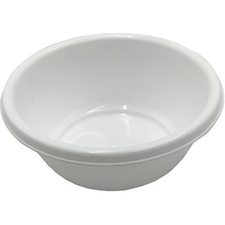 Heidrun Europla Schüssel 16 cm H 6,5 cm, Kunststoff, Plastik, Weiß, Rund, 0,8 Liter, Geschirr