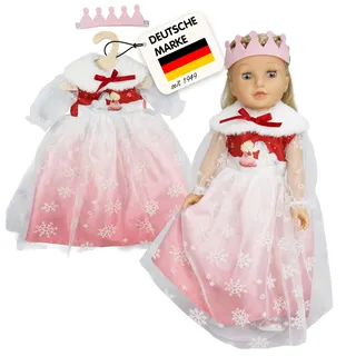 Heless Winterprinzessin Lumi Kleid Weiß/Rosa (2680)