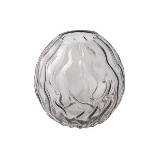 Vase Malmbäck glass grey Ø 13 cm