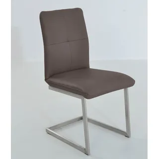 K+W Komfort & Wohnen Freischwinger 6511 Leder braun