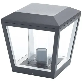 LUCANDE Außenleuchte Aluminium 24 cm 1 x E27 schwarz