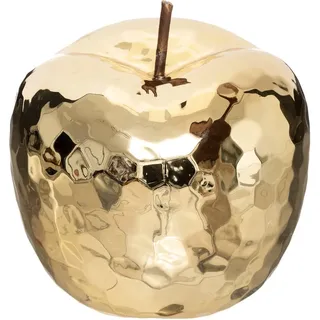Deko-apfel - Keramik - Goldfarben - D18 Cm