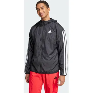 adidas Essentials 3-Streifen Windbreaker Black / White XL