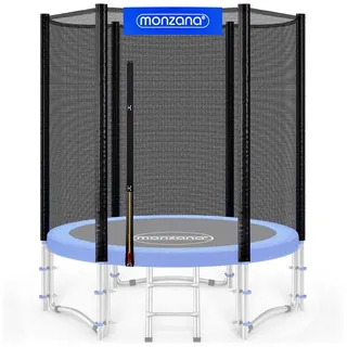 monzana Sicherheitsnetz Trampolin Schwarz Ø 183 cm