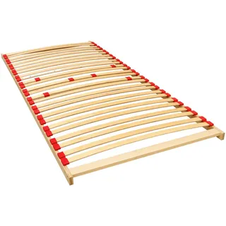 Xora Lattenrost, Holz, Birke, Schichtholz, 3-Zonen, 100x200 cm, Federleisten mit Duokappen, individuelle Liegehärteeinstellung, nicht verstellbar, alternative Größen erhältlich, Schlafzimmer, Lattenroste, Lattenrost starr