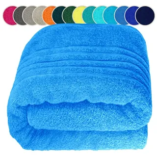 Lashuma London Handtuch 85 x 220 cm blau