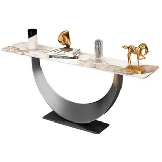 JV Möbel Konsolentisch 45 x 80 x 160 cm Silber