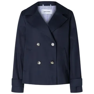More & More kurze, kastige Trench-Jacke in marine | Gr.: 40