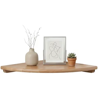 Relaxdays Eckregal 25 x 25 x 25 cm Braun