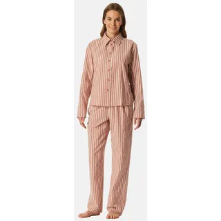 SCHIESSER Selected Premium Pyjama Rot/Weiß L