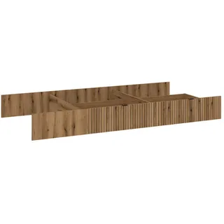 Mid.you Bettkasten Ricko, Eiche, Holzwerkstoff, 200.6x24x95.4 cm, Kinder- & Jugendzimmer, Kindermöbel, Kinderbetten, Kinderbettzubehör