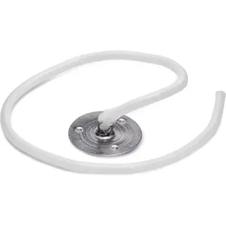 Glorex Kerzendocht, mit Fuß, gewachst, 8 cm