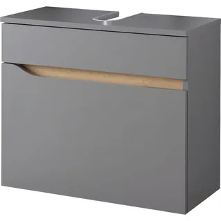 Pelipal Waschbeckenunterschrank Quickset 357 1 Auszug 60 x 53 x 33 cm Grau