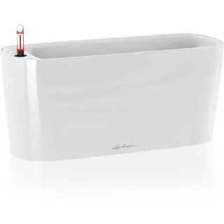 LECHUZA Delta 20 Komplettset 40 x 15 x 18 cm weiß hochglanz