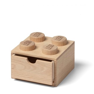 2x2 Wooden desk drawer - Soap treated oak wood