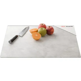 ALLboards Schneidebrett Glas 1-tlg. 60 x 52 cm Grau
