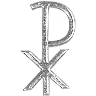 RAYHER HOBBY Rayher Wachsmotiv „Pax“, 4 cm, 1 Stück, silber, nicht gelackt, zum Kerzen Verzieren, Verzierwachs Kommunionkerze, Taufkerze, Hochzeitskerze, 3121022