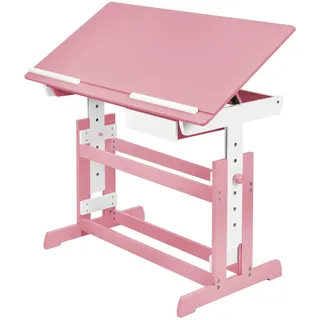 Tectake Schreibtisch rosa