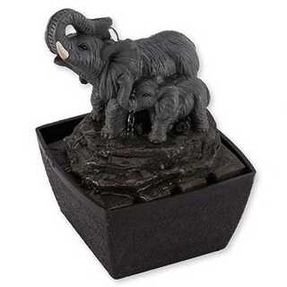Relaxus Mini Decor Schreibtisch Elefant Bewässerung Loch Brunnen - Wasserbrunnen