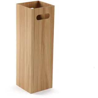 Versa Schirmständer aus Holz, minimalistischer Stil, 48 x 15 x 15 cm, MDF-Holz, Hellbeige