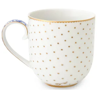 Pip Studio Royal White Becher mit Henkel klein 0,26 l