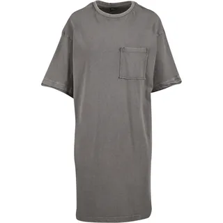 URBAN CLASSICS Shirtkleid Grau S
