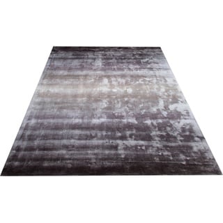 Teppich Katalin, Home affaire, rechteckig, Höhe: 10 mm, Kurzflorteppich in Seiden-Optik, Teppiche aus 100% Viskose, mehrfarbig silberfarben 200 cm x 290 cm x 10 mm