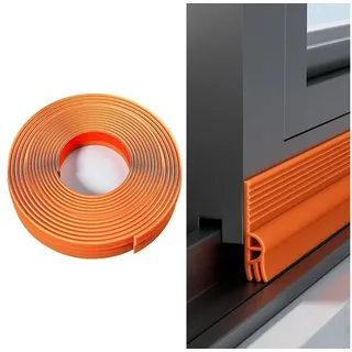 LuxusKollektion Dichtungsband Zugluftstopper Fenster 4m Orange orange 33 mm x 400 cm