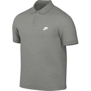 Nike FN3894-063 Club Polo Shirt Herren DK Grey Heather/White 3XL