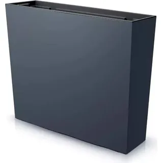 Nabbi Blumentopf aus Kunststoff DUC600T 60 cm - Anthrazit - Weiß