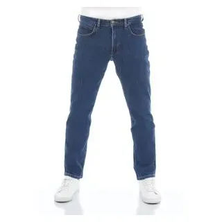 LEE Brooklyn Straight Hosen Dark Stonewash 32 32