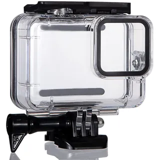 GUNGY Wasserdichtes Gehäuse Kompatibel mit GoPro Hero 9/10/11 Black Actionkameras Schutzgehäuse 45M Tauchergehäuse Zubehör mit Sockel und Schraube