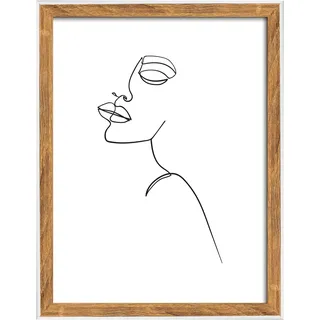 WALTHER+ DESIGN Bilderrahmen Silhouette beige 15x20 cm 3 St.