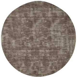 Teppich La Belle aus Viskose, rundes Design, grün, Ø 250 cm, weiche Oberfläche