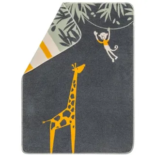 David Fussenegger Babydecke Maja 'Giraffe' Anthrazit