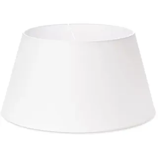 ORION LIGHTSTYLE Lampenschirm (Ø 48 cm), Stoff, Höhe 25 cm, rund, Aufnahme für Fassung E27, Ersatzschirm für Hängelampen, Stehlampen, Tischlampen, Weiß