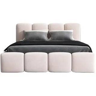 A&J MöbelLand DONA 90 x 200 cm H2 Beige
