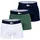 Boxershorts Big Croc Print Grün/Dunkelblau/Weiß S