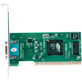 Orivin 8 MB 32-Bit-PCI-VGA-Grafikkarte, Low-Profile-Grafikkarte, Multi-Display-Computerzubehör Für Desktop-PC, Kompatibel Mit ATI Rage XL
