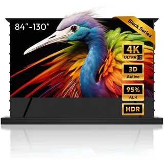 NothingProjector ALR CLR Beamer Leinwand für UST Ultrakurzdistanz-Projektor, motorisiert & elektrisch bodenstehend, 95% Umgebungslicht abweisend, 4K/8K UHD Laser-TV-Leinwand, 120 Zoll, Keine Montage