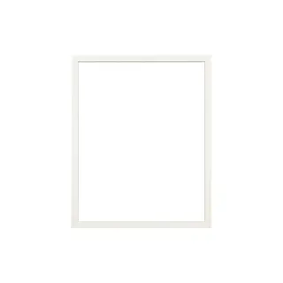 Bilderrahmen 40x50 cm , weiß , Kunststoff , Maße (cm): B: 40 H: 50 T: 1,5