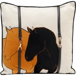 Kare Kissen Horse Date 45 x 45 cm Mehrfarbig
