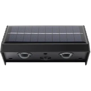 Solar-außenleuchte, Warmweißes Led-licht, Wasserdicht, Mit Bewegungsmelder Für Zaun, Wand, Briefkasten, Hausnummer