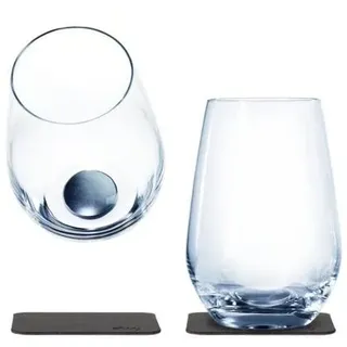 silwy Magnet Longdrinkglas, Kristallglas, 400ml, 2er Set