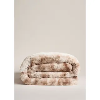 Wohndecke Webpelzdecke Felldecke Kuscheldecke Plaid 140x190 Marmor creme 40097, Star Home Textil