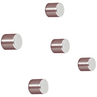 Sigel Neodym Magnet C5 \ Strong\  (Ø x H) 10mm x 10mm Zylinder Silber 5 St. BA700