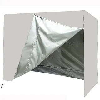 Hollywoodschaukel Abdeckung, Wasserdichte Regenfeste SchutzhüLle Hollywoodschaukel SPXMQSS, Staubdichte Abdeckplane Hollywoodschaukel Mit Kordelzug FüR Terrassenschaukel Freien Beige,223*152*183cm