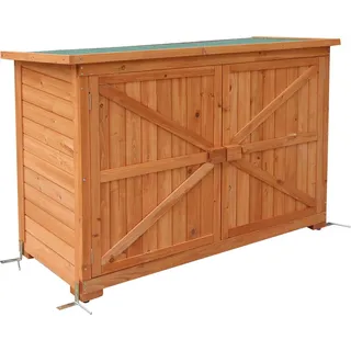 MCombo Gartenschrank 1280 1280 x 80 x 180 cm Braun